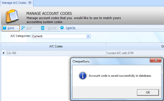 Account Code