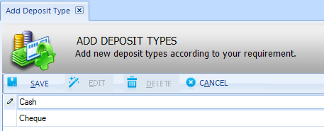 Deposit Type