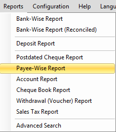 Payee-wise