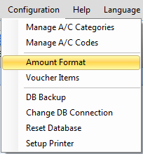 Amount Format
