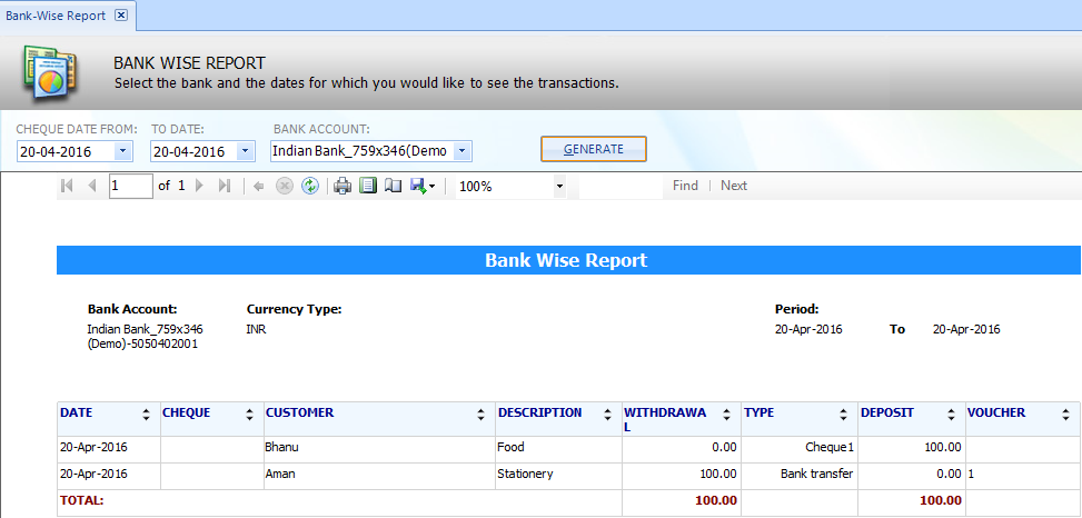 Bankwise Reconciled