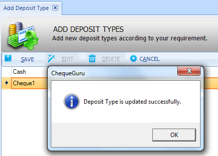 Deposit